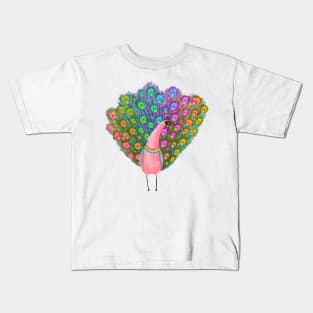 Pride Peacock Kids T-Shirt